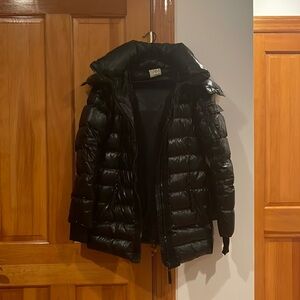 SAM black puffer jacket small